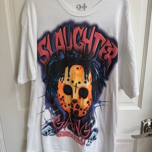 NEW Drake & 21 Savage Slaughter Gang It’s All A Blur 2023 Tour Merch T-Shirt - Picture 5 of 7